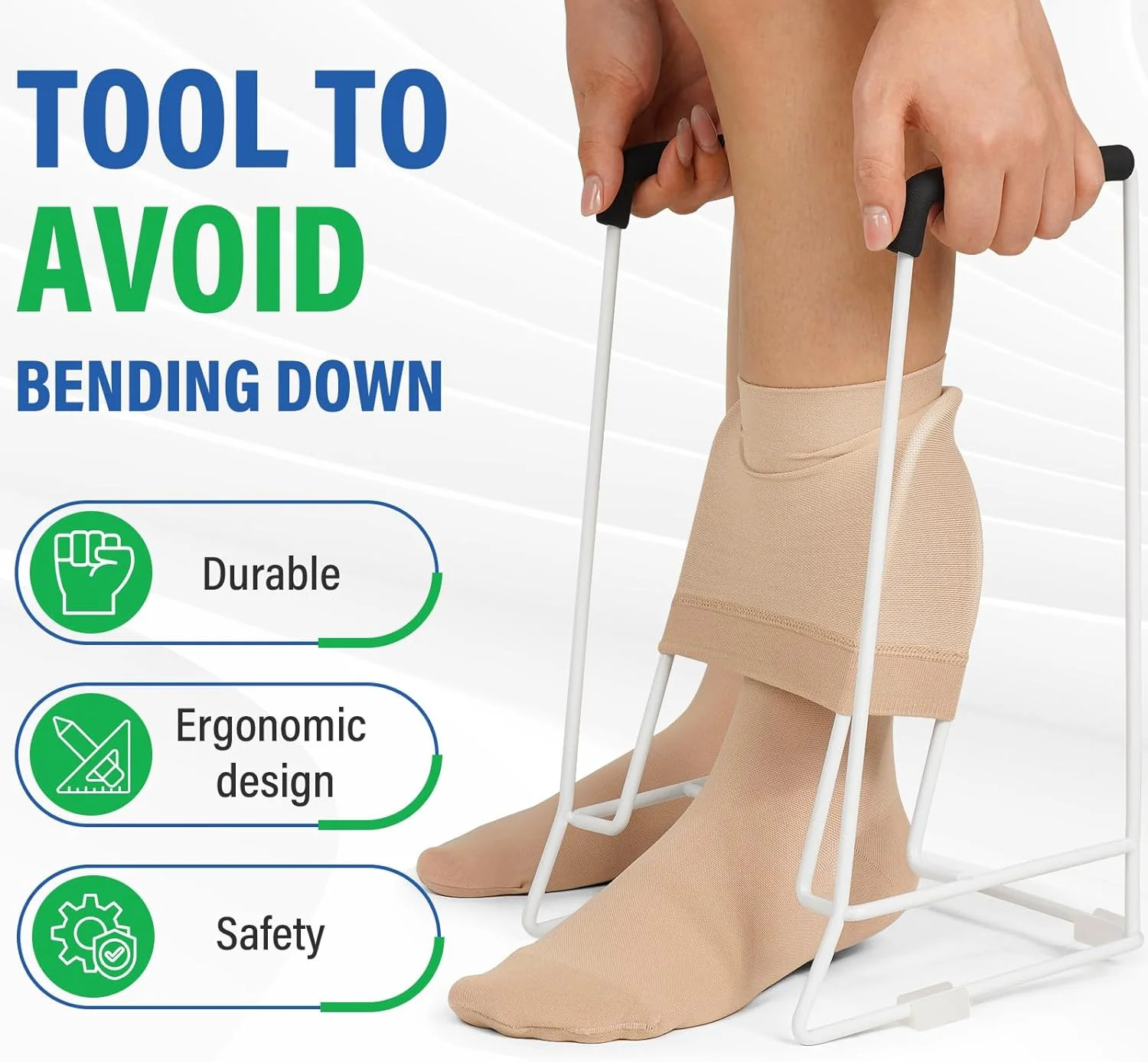 Stocking Donner – Compression Sock Aid for Seniors, Adaptive Dressing Helper for
