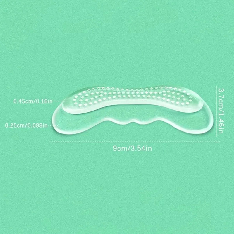 Anti-Wear Shoe Heel Pad Foot Pain Relief Inserts Silicone Gel Insoles for Shoes