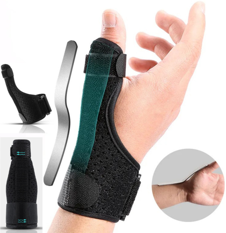 Sport Thumb Wrist Support Brace Carpal Tunnel Sprain Splint Arthritis Left Right