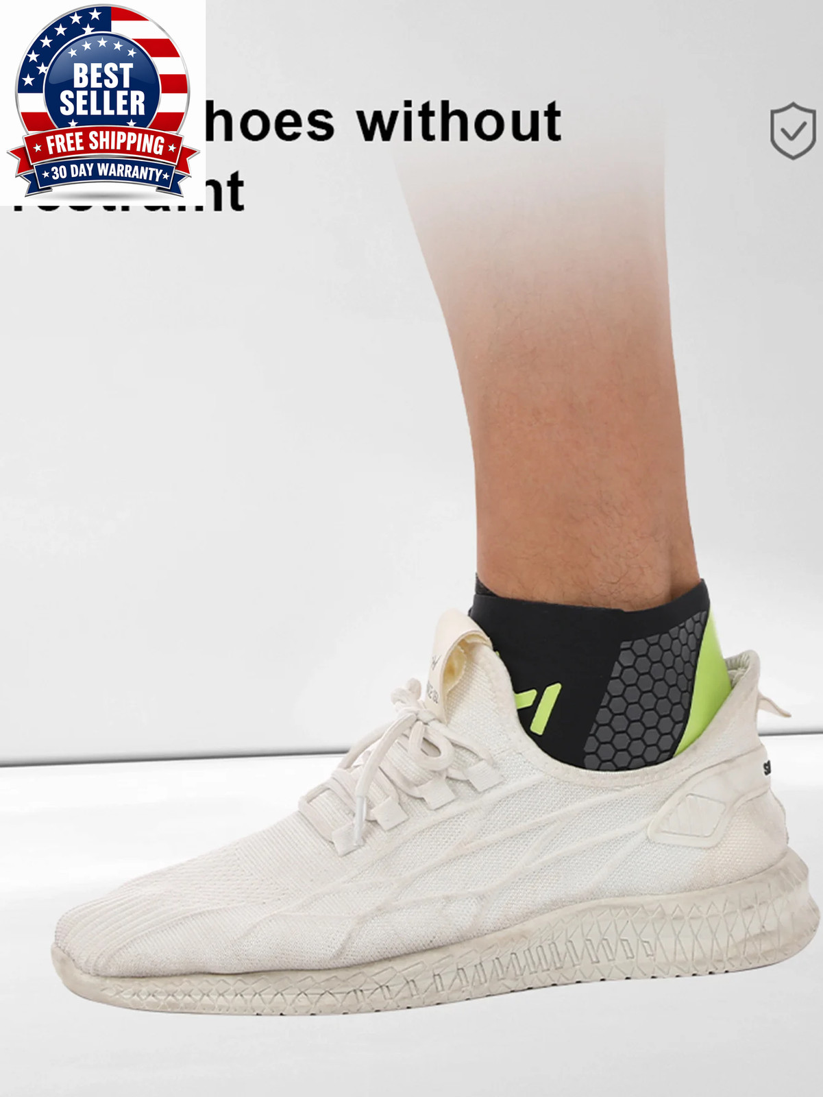 1Pc Cooper Ankle Support Compression Foot Sleeves for Men and Women Bracer Ankle