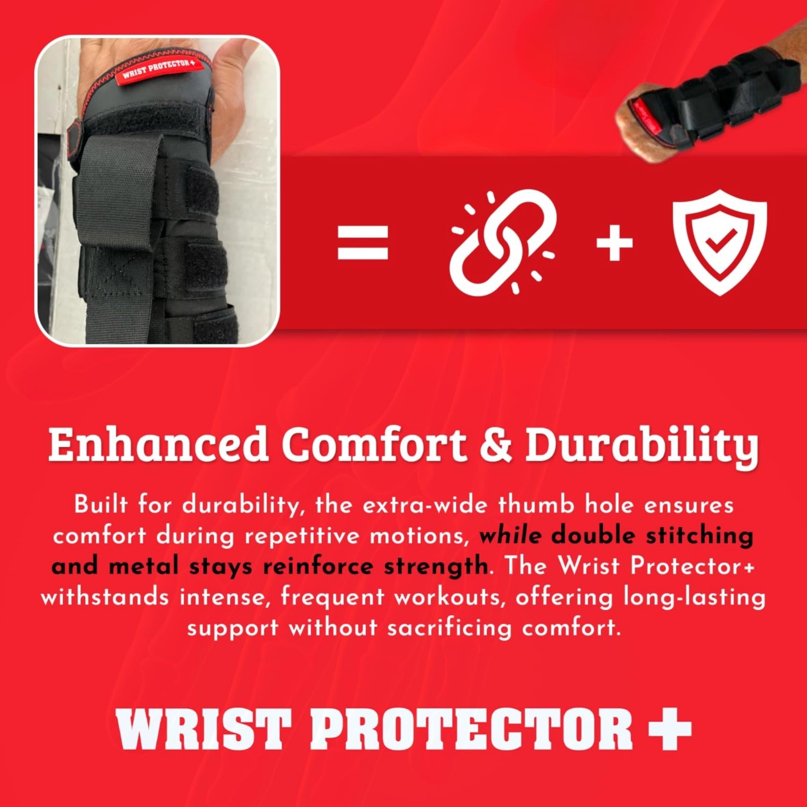Adjustable Wrist Support Brace for Weightlifting – Pain Relief, Non-Slip Grip, G