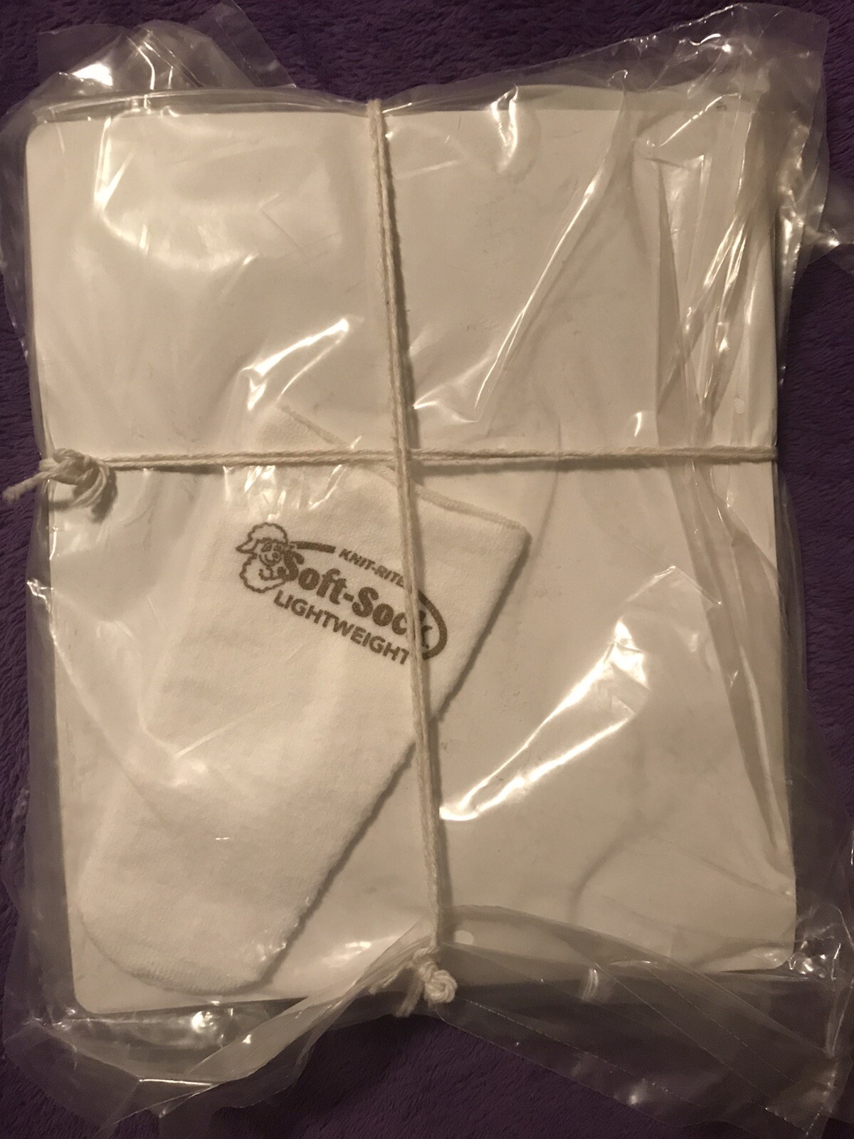 5- NEW Knit-Rite Soft Sock Prosthetic Sock 3 Ply Hole 1SPSCSHXS Child Size XS.