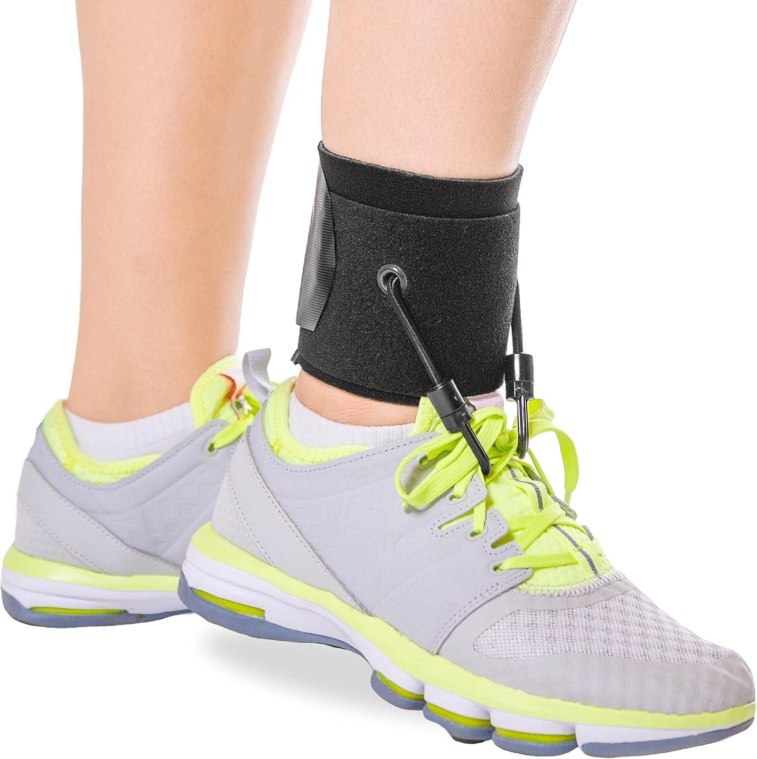 BraceAbility AFO Foot Drop Brace – Adjustable Soft Ankle Foot Orthosis Drop Foot