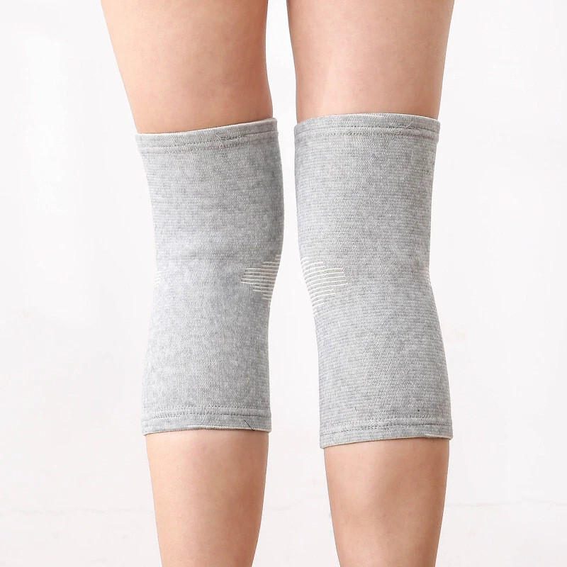 Bamboo Knee Sleeve Elastic Compress Warm Knee Brace Kneecap Pads Thicken Thermal