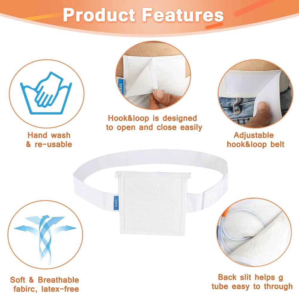 G Tube Holder Belt Feeding Tubes Accessories G Tube Covers Peg Tube