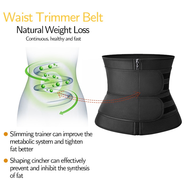 Mens Neoprene Sweat Belt Fat Burner Tummy Control Body Shaper Waist Trainer Gym