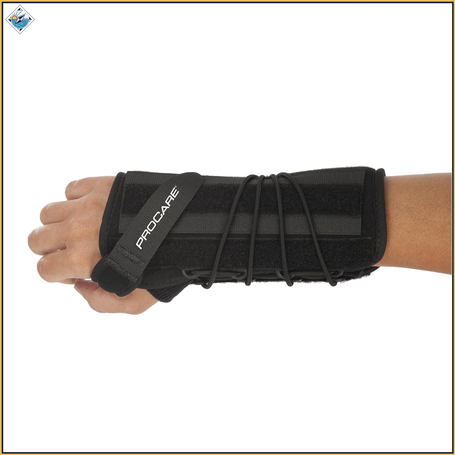 Rehabilitation Wrist Support with Soft Foam Laminate and Adjustable Dorsal Stay