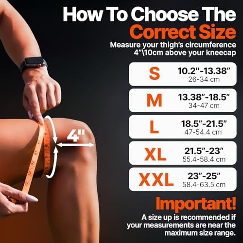ELITE Knee Brace with Side Stabilizers & Patella Gel Pads for Maximum Knee