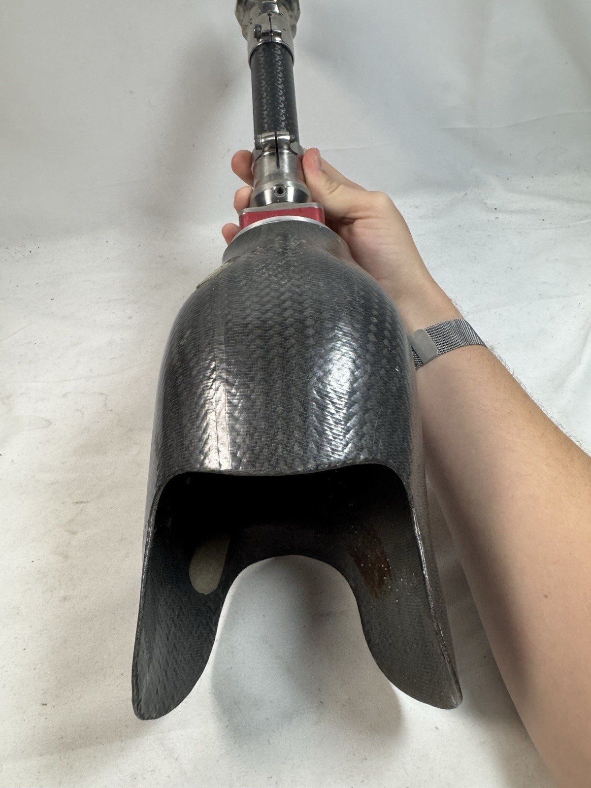 below-knee (transtibial) prosthetic leg
