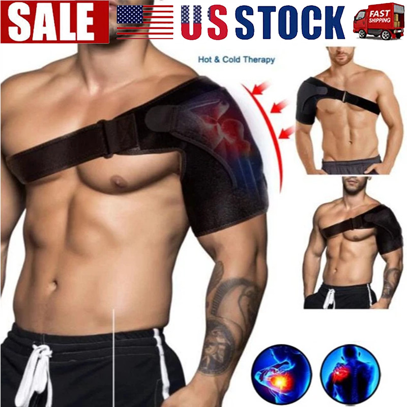 Shoulder Brace Support Compression Sleeve Torn Rotator Cuff Relief Joint AC Pain
