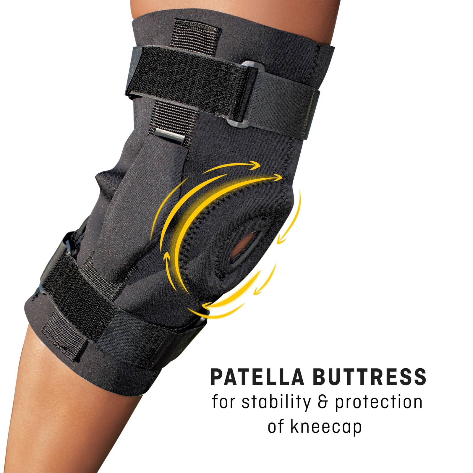 Hinged Knee Brace, Adjustable