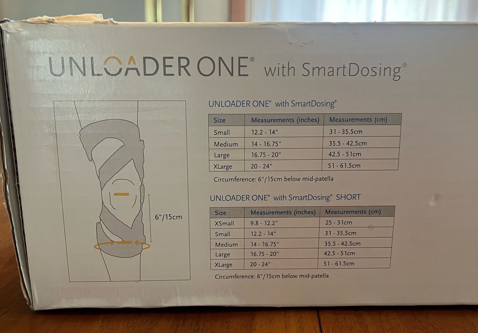 Ossur Unloader One with SmartDosing Medial Left Knee Brace Size Medium w/ Box