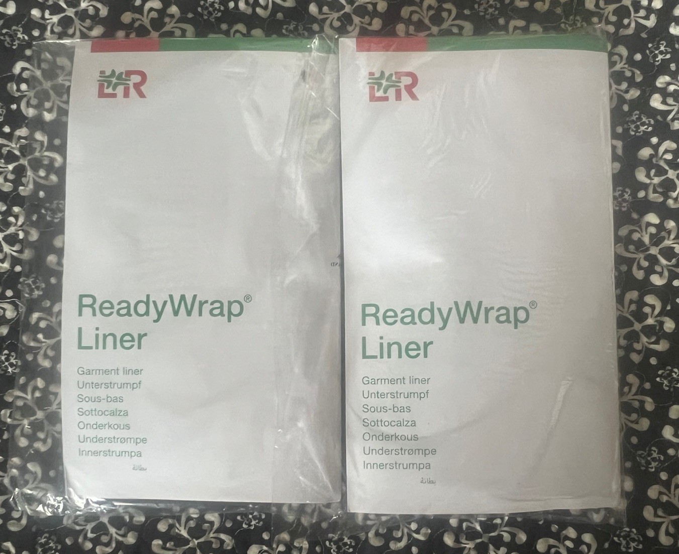 Ready Wrap Liner Garment Liner Below Knee Size Medium Black Color