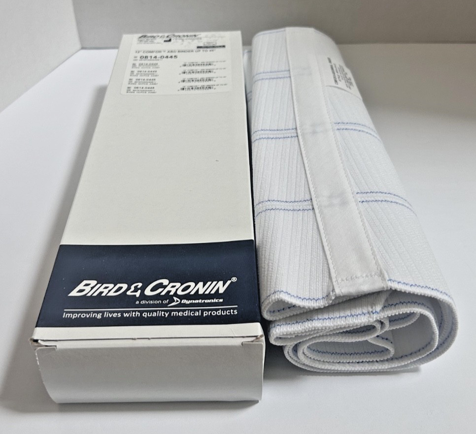 Bird & Cronin 12″ Comfor Abdominal Binder 30″-45″ REF 0814-0445 NIB Multi-Qty