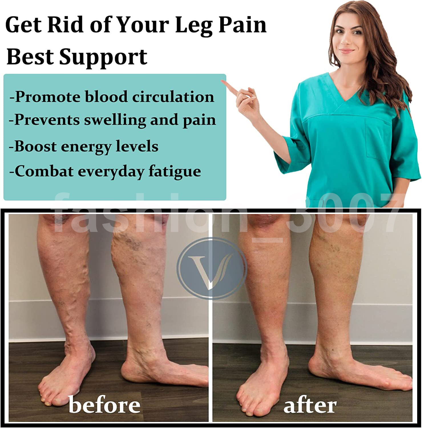 Copper Compression Socks 15-20mmHg Best for Men Women Running Athletic Medical #