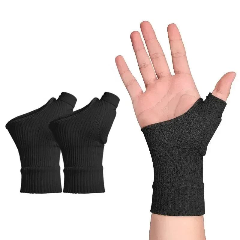 Thumb Wrist Compression Brace with Gel Pad Arthritis Support Gloves 1 Pair
