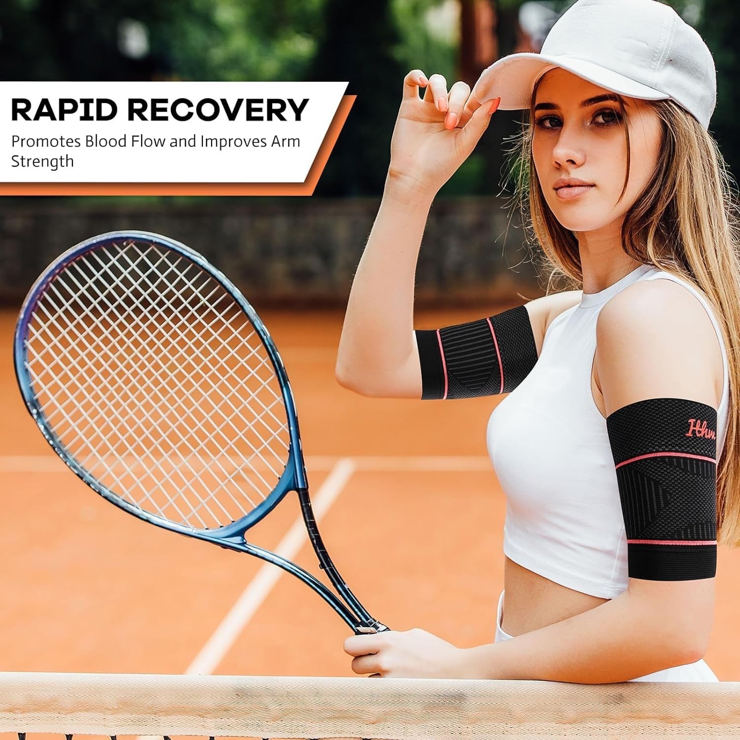 Bicep Tendonitis Compression Sleeve for Pain Relief & Muscle Recovery – Medium P
