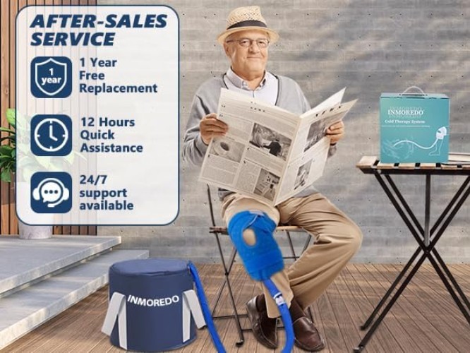 Affordable Cold Therapy Machine for Knee Recovery – Includes Cushioned Pad