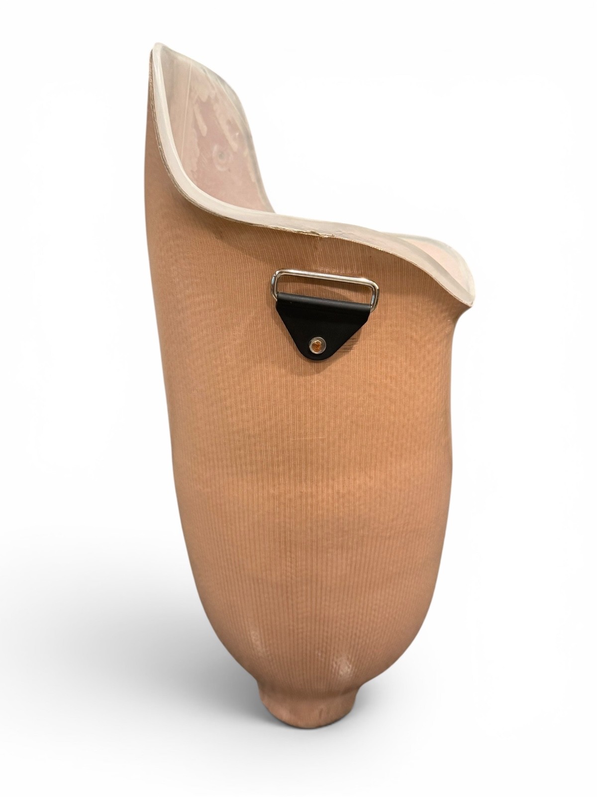 Right above knee prosthetic socket. Not for medical use.