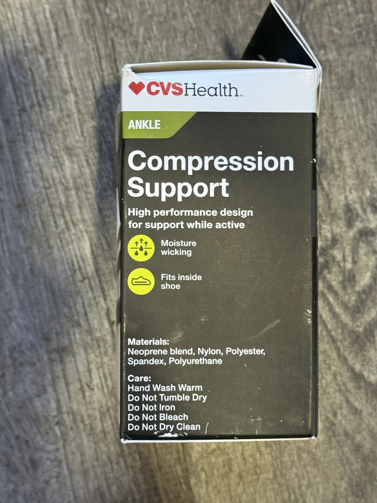 New! CVS Ankle Compression Support One Size Moderate Support