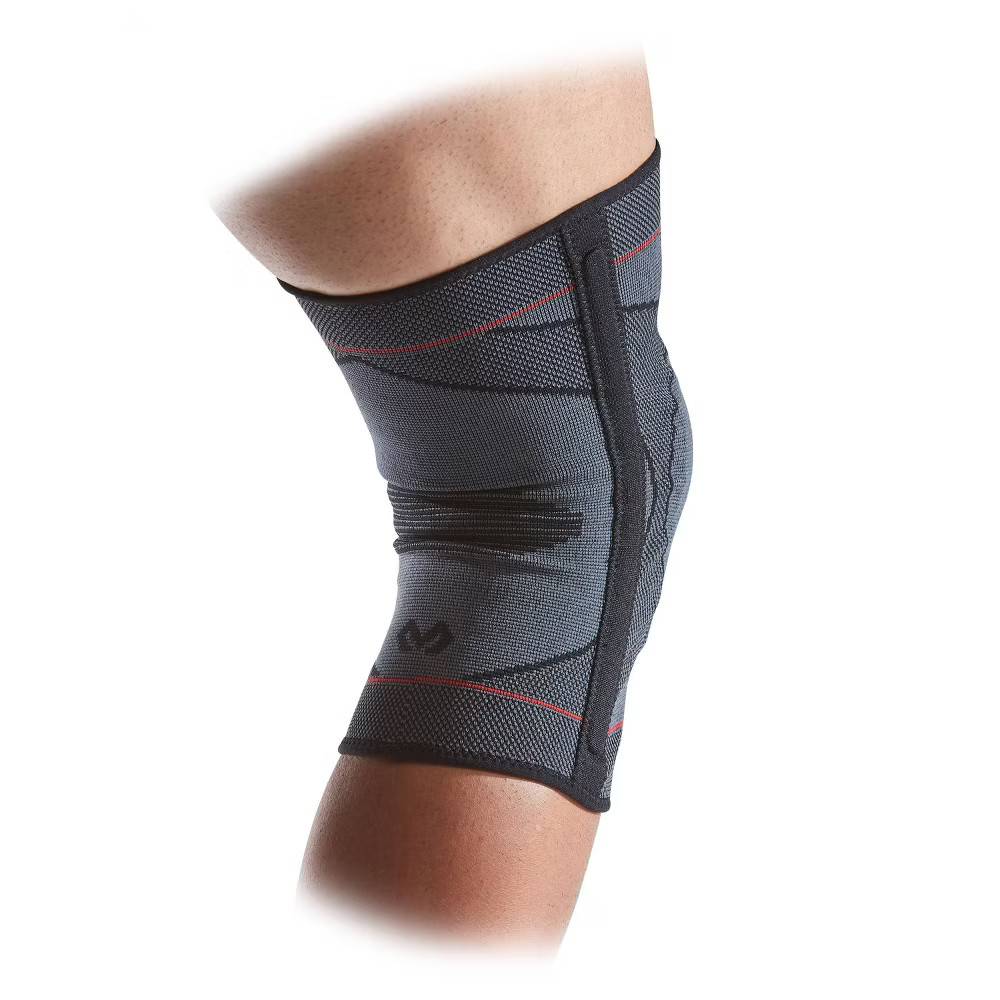 McDavid Sport Knee Knit Sleeve with Buttress and Stays – Gray –