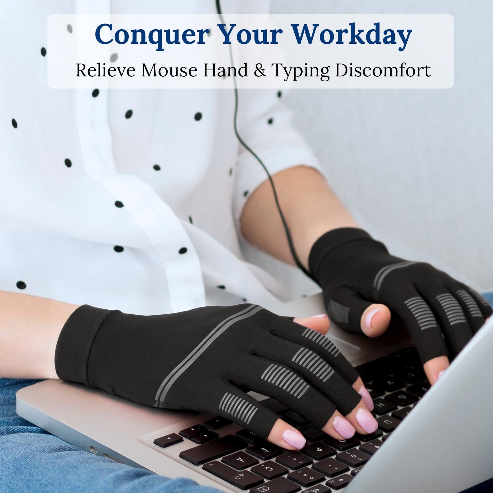Vlela Arthritis Compression Gloves for Women Men|Finger Extension|1 Pair | Al…