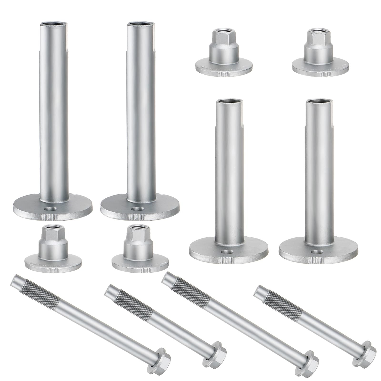 TRUCFUSION 2 Set Lower Control Arm Cam Bolts Kit Compatible with 4030, Silver
