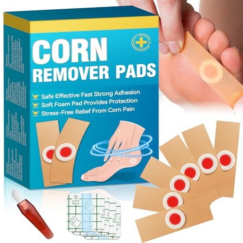 AstraVox 24Pcs Corn Removers for Toes Feet with Adhesive PU Waterproof Large