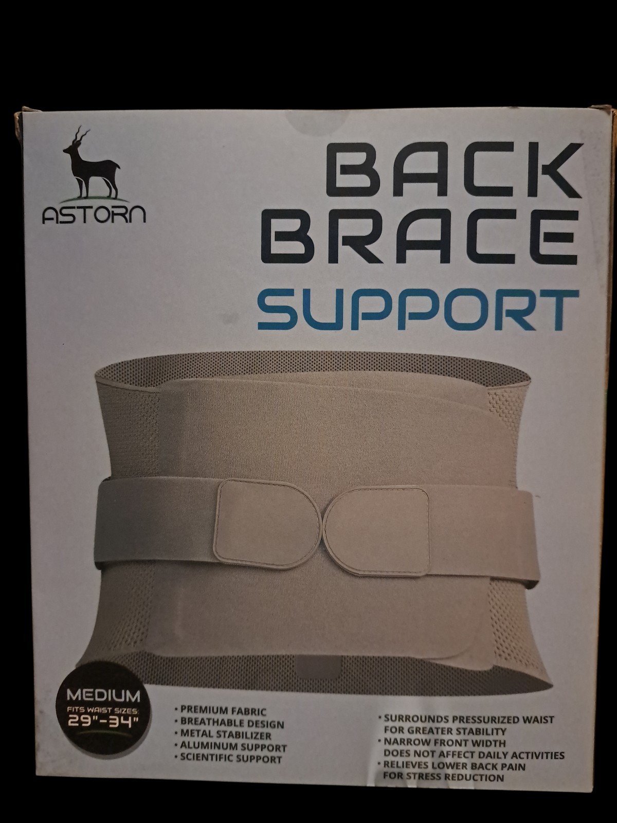 ASTORN/ BACK BRACE SUPPORT