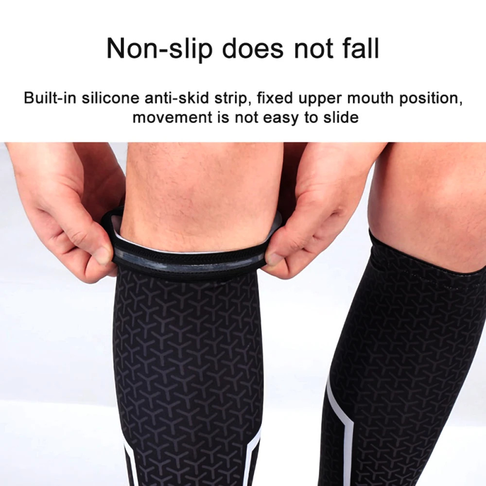 1Pcs Sport Compression Calf Sleeves Leg Compression Sock Leg Warmers Runners Shi