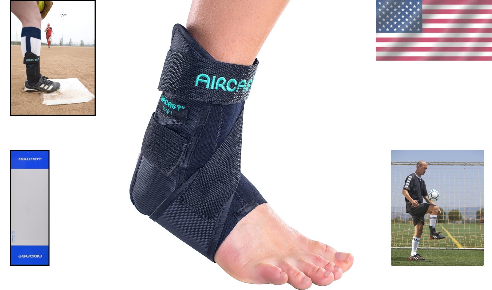 AirSport Ankle Support – Medium Size, Right Foot