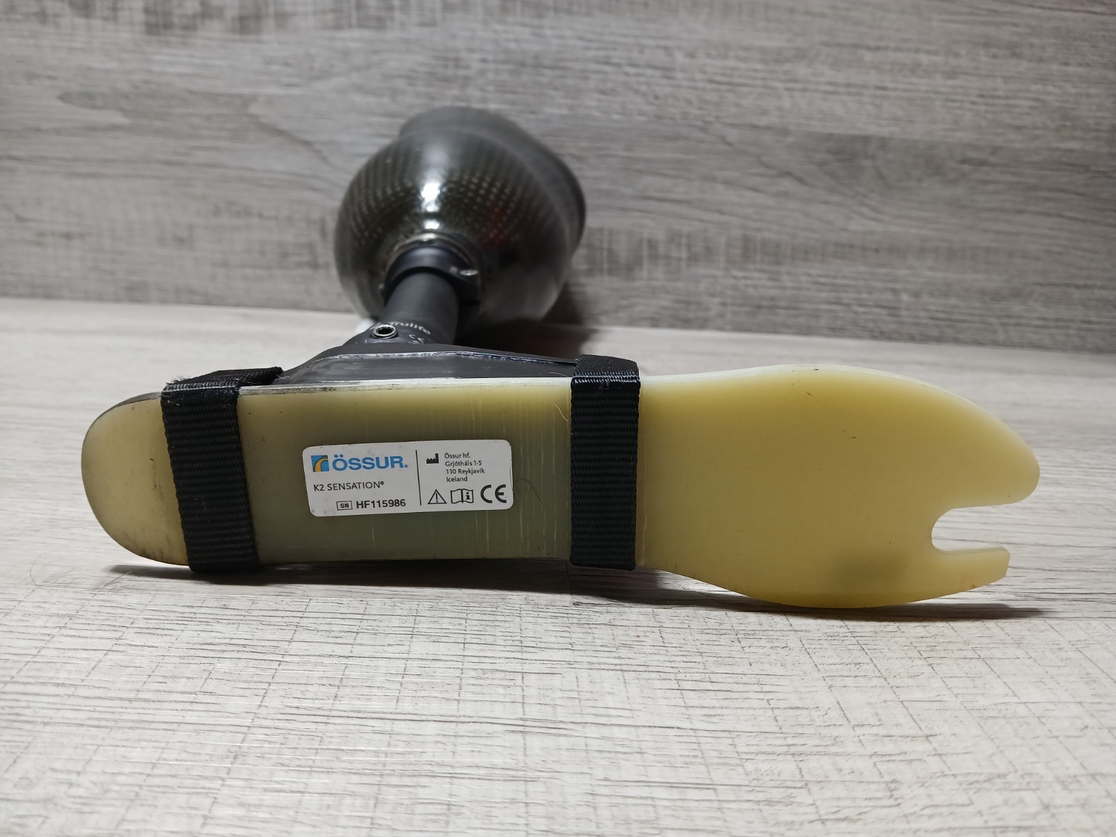 Carbon Fiber Prosthetic Below Knee W Ossuur K2 Sensation Ankle/ Foot Sz 27 Right