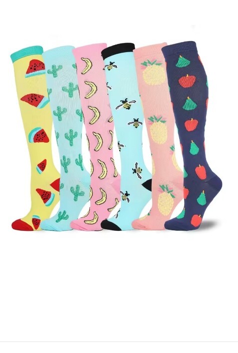 6 Pairs Compression Socks
