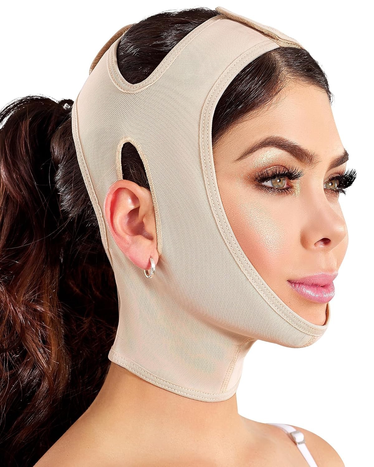 High Compression Chin Strap for Swelling Reduction
