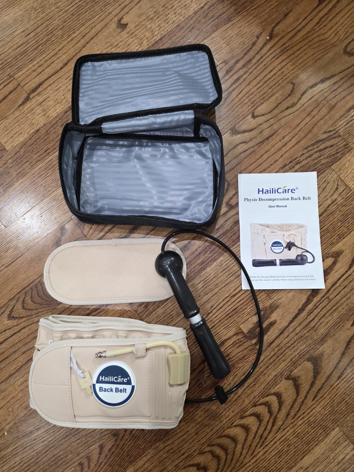 HailiCare Physio Decompression Inflatable BackBelt Spinal Air Traction Lumbar B2