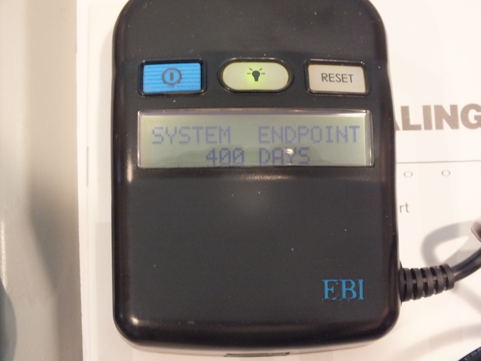 EBI Bone Healing System Model 2001 in case, with parts and manuals