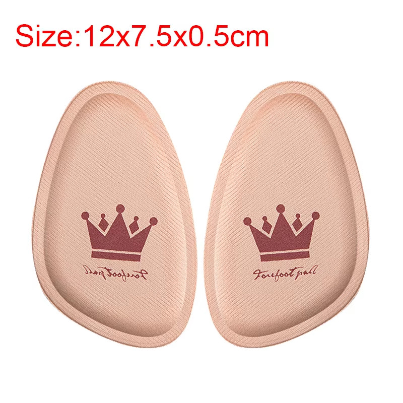 Women Forefoot Pad Pain Relief Insert Half Size Insoles Non-Slip Cushion Shoe Br