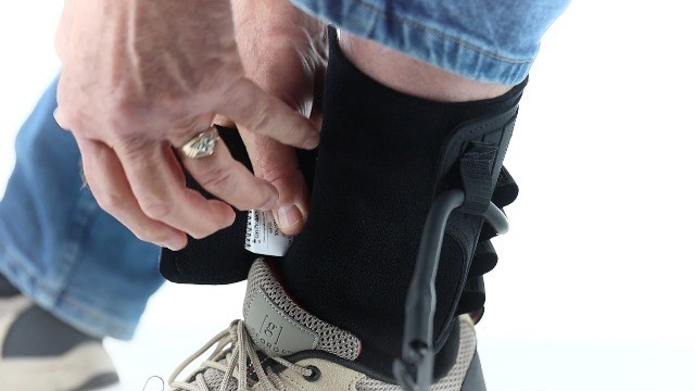Foot Drop Brace for Walking Support – Soft Ankle Orthosis AFO for Men & Women, M