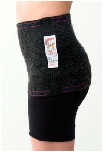Wool Kidney Warmer, Elastic Warming Back Belt, Wool Waist Belt, Thermal Brace NW