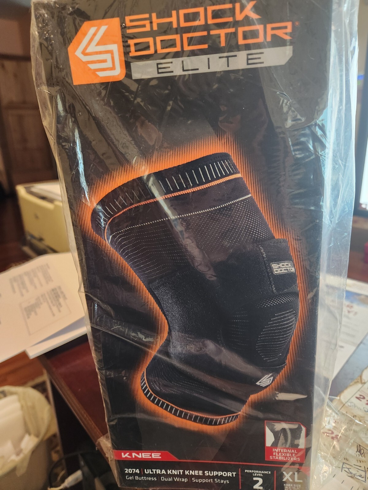 Brand New Shock Doctor Elite Bio-Logix Knee Brace 2079 Size XL