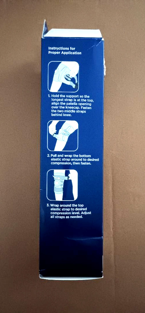 Walgreens Knee Brace Hinged Maximum Support Adjustable 1 Size Left OR Right
