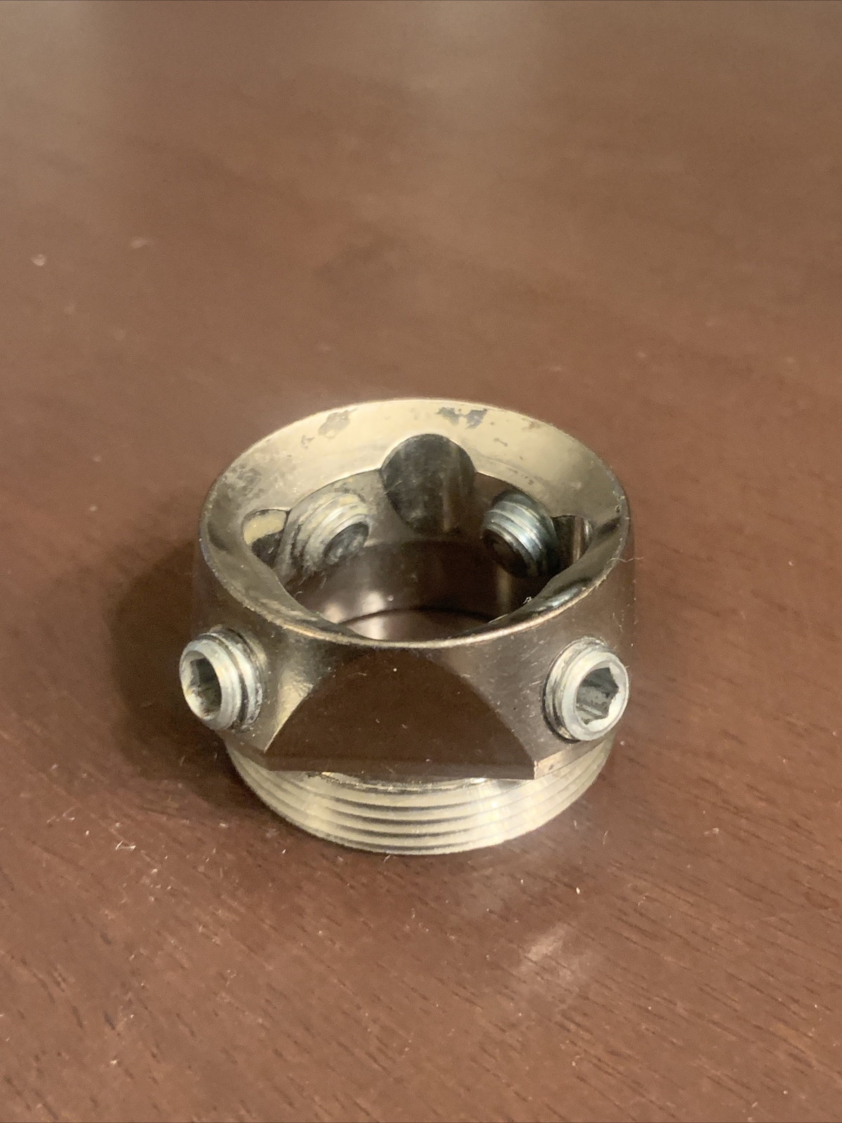 titanium female threaded receiver prosthetic part component adapter
