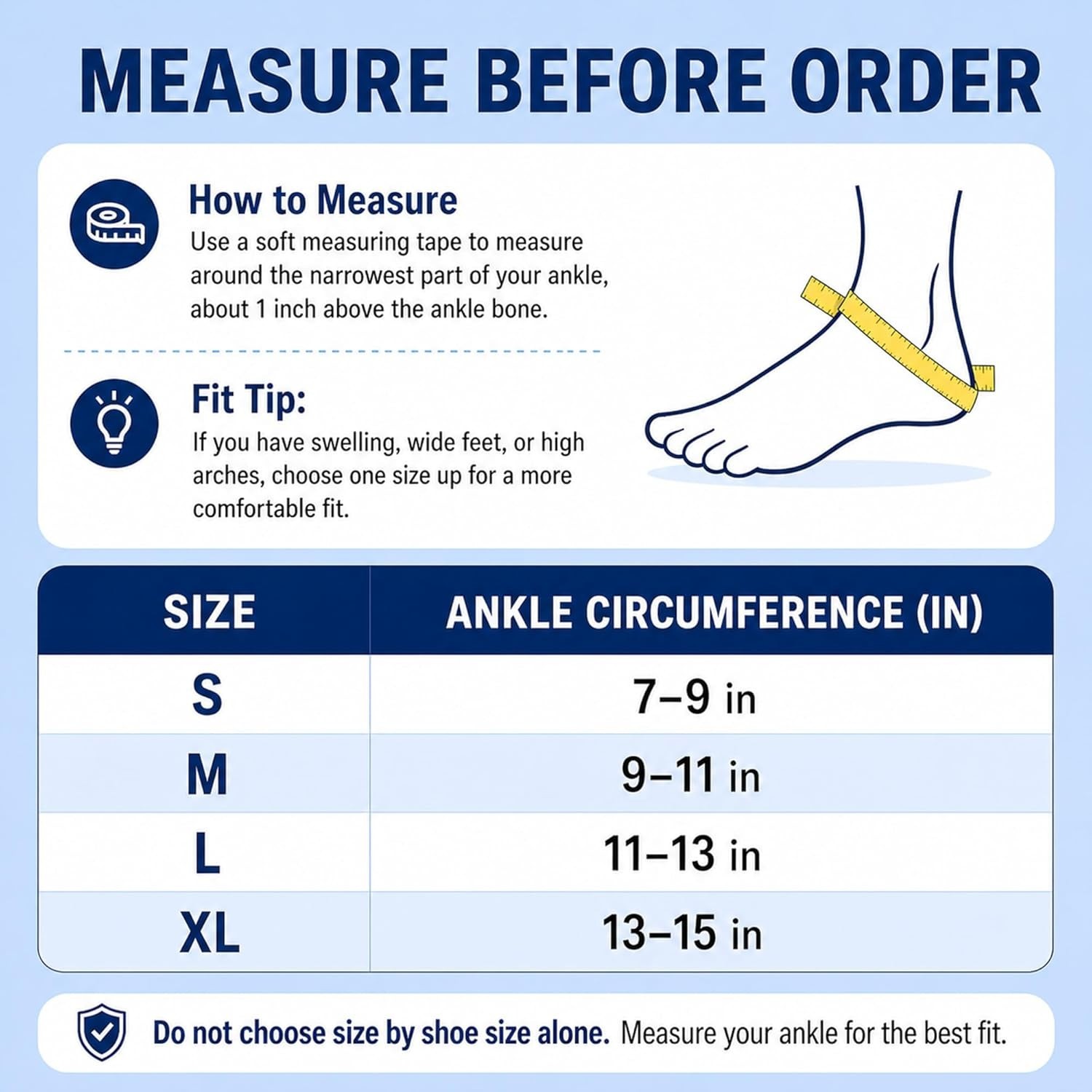 Ankle Brace for Sprain & Sports – 3-Point Support System, No Pressure Comfort Ev