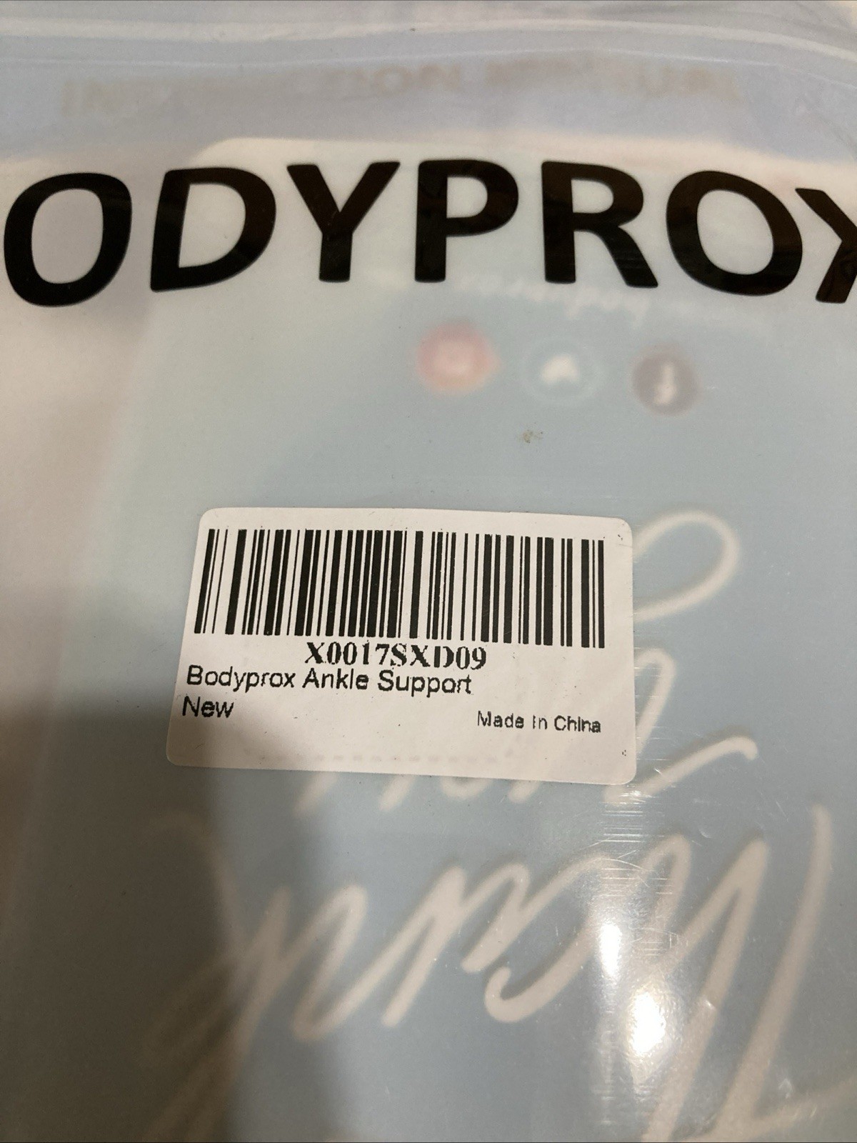 Bodyprox Ankle Support Brace Adjustable Neoprene Wrap One Size NEW IN PACKAGE