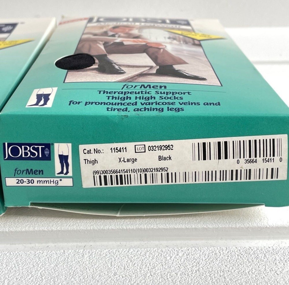 2 Sets Jobst for Men Compression Thigh High 20-30 mmhg Support Therapeutic Socks