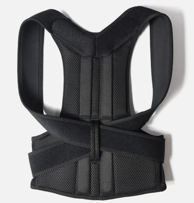 Adjustable Posture Corrector Low Back Support Shoulder Brace Belt for Men Women