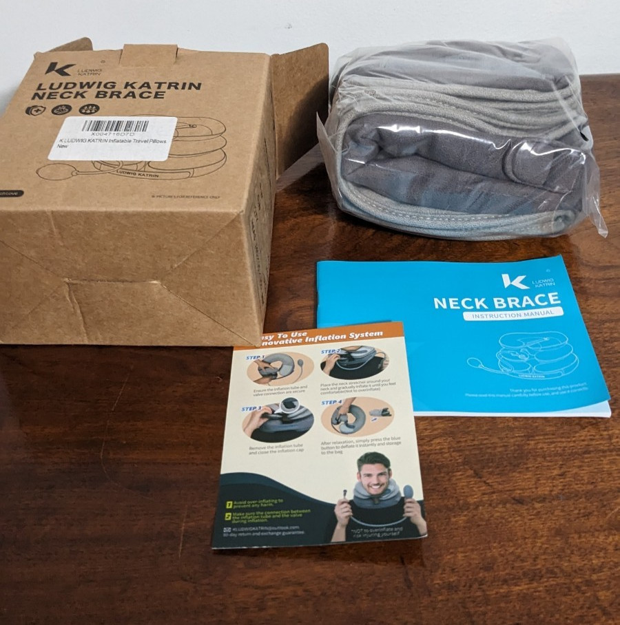 K Ludwig Katrin Inflatable Neck Brace Open Box