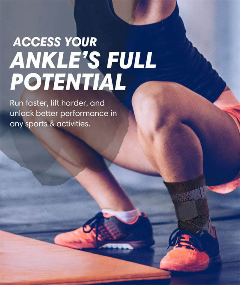 Adjustable Ankle Support Compression Ankle Brace Protector Sports Bandage Straps