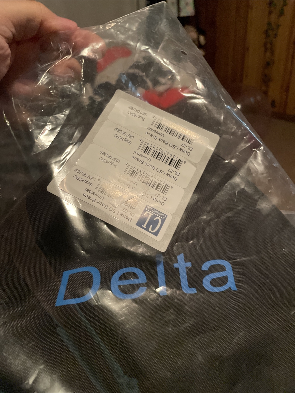 Delta LSO Back Brace Universal DL-37 Adjustable To All Sizes USED