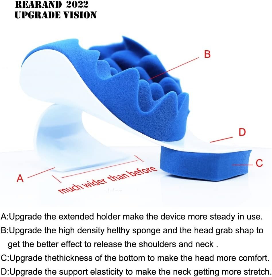 Deep Relaxation Neck Stretcher – Portable Device for Pain, Sleep, and TMJ Relief